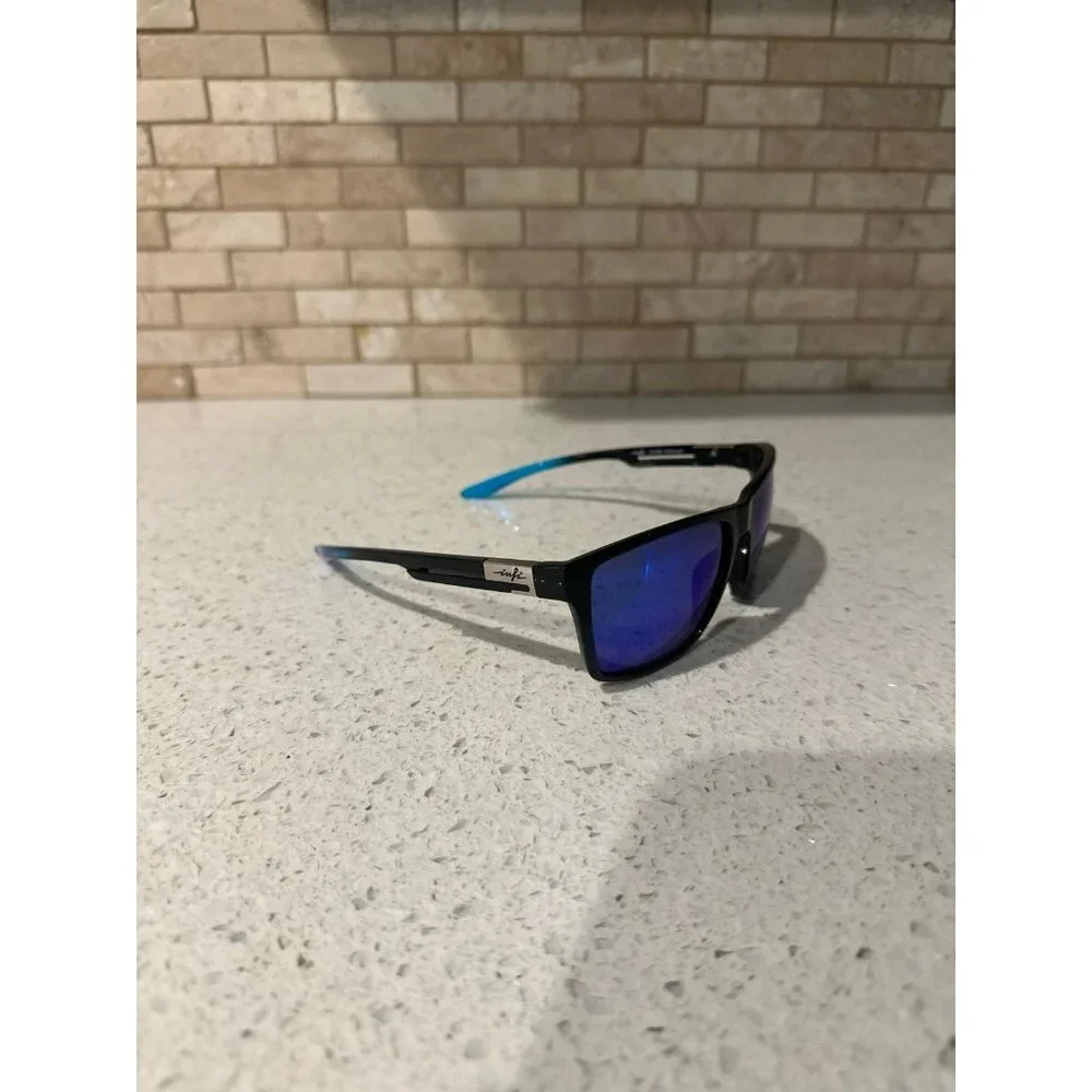 INFI IN804A Unisex Sunglasses Square UV Protection Black‎ 58-17-131